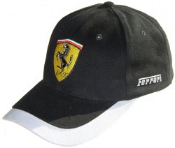 Ferrari Duo Colour Scudetto Cap (Black / Grey)