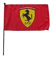 Ferrari Mini Scudetto Flag
