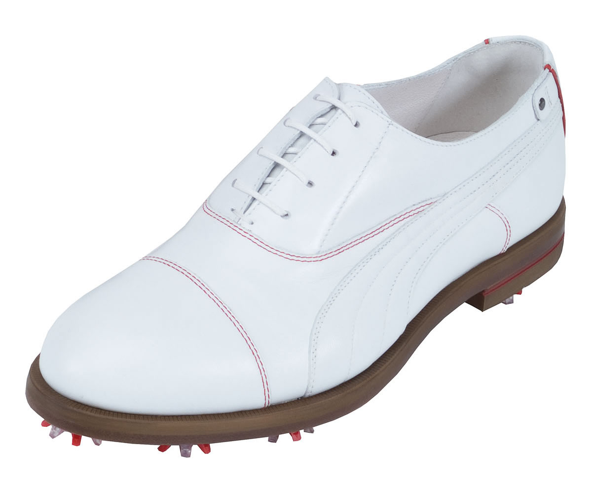 Ferrari Golf Collection Leather Shoe White