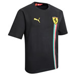 ferrari Puma Short Sleeved Graphic T-Shirt Black