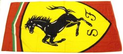 Ferrari Scudetto Beach Towel