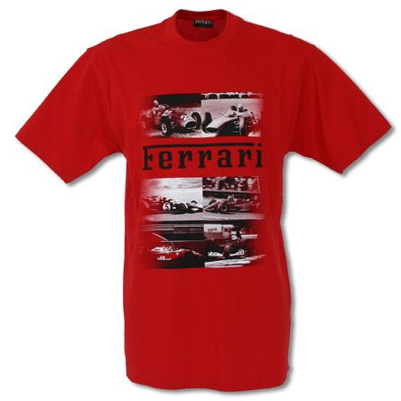 Ferrari Through The Years T-shirt Red