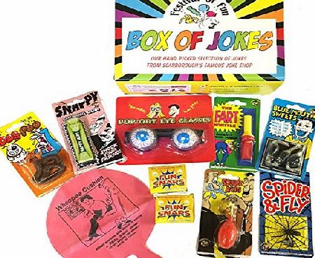 Festival of Fun Box of Jokes ~ Small Prankster Set ~ Stocking Fillers ~ Gift Box