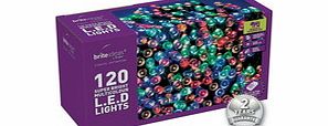 120 multi-coloured LED lights