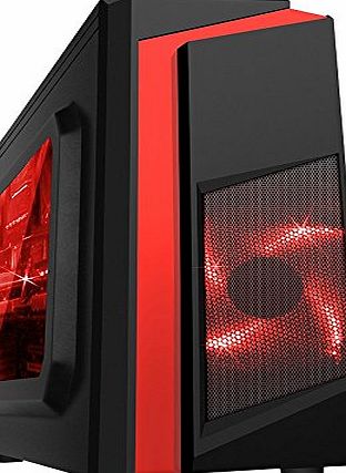 Fierce PC Fierce TERRA Gaming PC - 3.9GHz Dual Core A4-6300 AMD Processor, 16GB Performance Gaming Memory, 1TB Hard Drive - Perfect for Basic Gaming, Home Office, Family, University, College - 221095