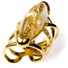 Fifi Bijoux Bahia Ring 18ct Gold with Diamonds