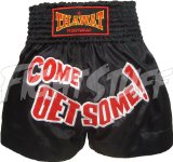FightStuff Thawat Come Get Some Muay Thai Boxing Shorts, L
