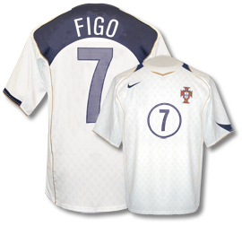 Figo Nike Portugal away (Figo 7) 04/05