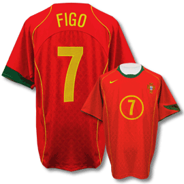Figo Nike Portugal home (Figo 7) 04/05