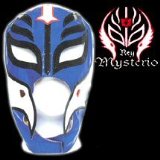 FIGURES TOY COMPANY WWE Rey Mysterio Kids Size Replica BLUE Mask