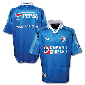 01-02 Deportivo Cruz Azul Home Shirt