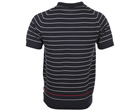 Delfanio Peacoat Knitted Striped Polo Shirt