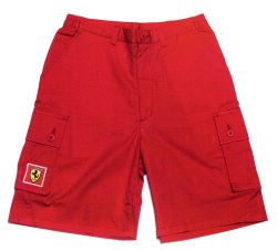 FILA Ferrari Kids Pit Crew Shorts (Red)