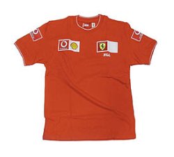 FILA Ferrari Round Neck T-Shirt (Red)
