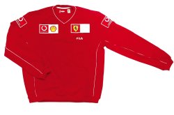 FILA Ferrari V Neck Fleece (Red)