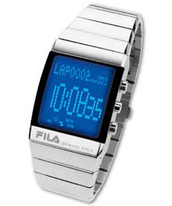 Gents Grand Prix LCD Bracelet Watch
