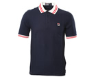 Match Navy/White/Red Polo Shirt