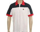 Fila White/Navy/Red Del Sol Polo Shirt