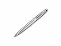 Classic chrome ribbed pen with high
