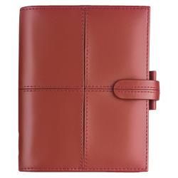 filofax Cross/Pocket Organiser Leather Cherry