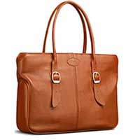 Filofax Finchley Slim Briefcase Caramel