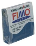 FIMO 56g Fimo Soft Block Clay- Metallic Sapphire