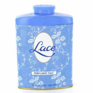 Fine Fragrances and Cosmetics Lace Perfumed Talc 200g