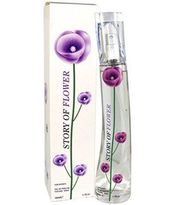 Story of Flower Purple Ladies Women Perfume Eau De Parfum Spray Gift 50ml