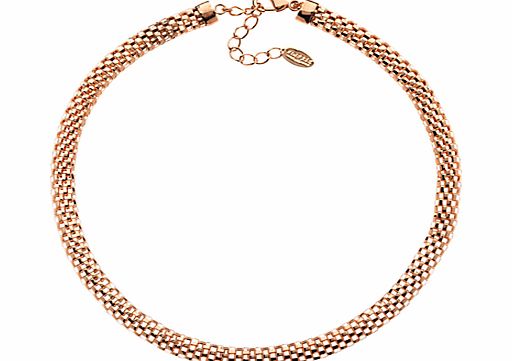 Rose Gold Plated Mesh Collar