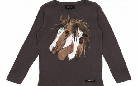 Finger in the nose Horse T-Shirt `12 months