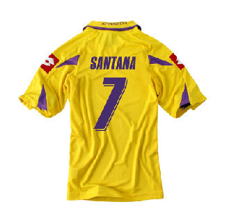 Fiorentina Lotto 2010-11 Fiorentina Lotto 3rd Shirt (Santana 7)