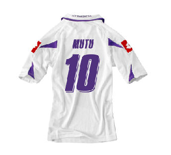 Fiorentina Lotto 2010-11 Fiorentina Lotto Away Shirt (Mutu 10)