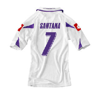 Fiorentina Lotto 2010-11 Fiorentina Lotto Away Shirt (Santana 7)