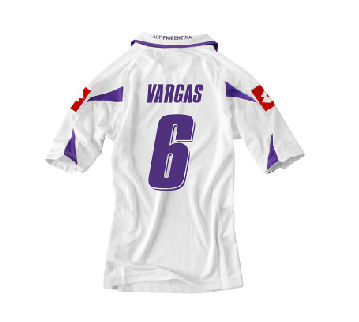 Lotto 2010-11 Fiorentina Lotto Away Shirt (Vargas 6)