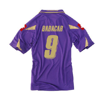 Lotto 2010-11 Fiorentina Lotto Home Shirt (Babacar 9)