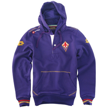 Lotto 2010-11 Fiorentina Lotto Hooded Top (Purple)