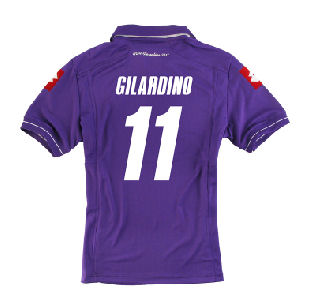 Fiorentina Lotto 2011-12 Fiorentina Lotto Home Shirt (Gilardino 11)