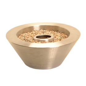 Fire Bowl Ceramic Stainless Steel