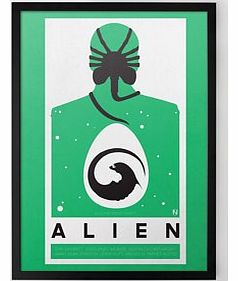 Alien (Large in a Black Frame)