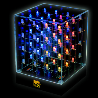 Firebox Animated LED Art Cube Light