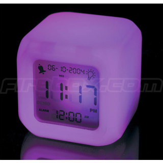 Aurora Colour Changing Clock (Touch)