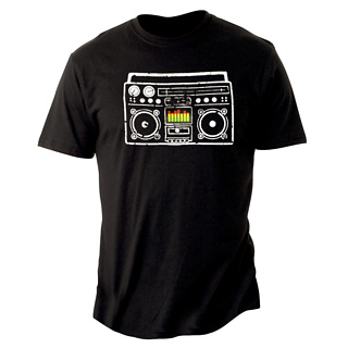 Boombox Speaker T-Shirt (Large)