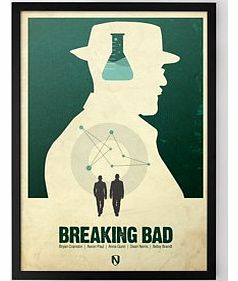 Firebox Breaking Bad (Large in a Black Frame)