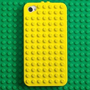 BrickCase for iPhone 4 (Yellow)