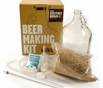 Firebox Brooklyn Brew Shop Beer Making Kits (Chestnut