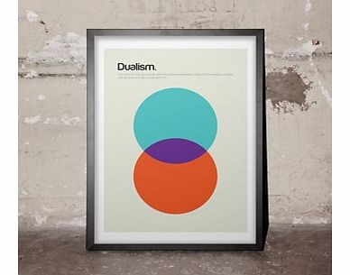 Firebox Dualism (Large in a Black Frame)
