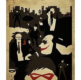 Firebox Faces of Gotham (Large Print Only)