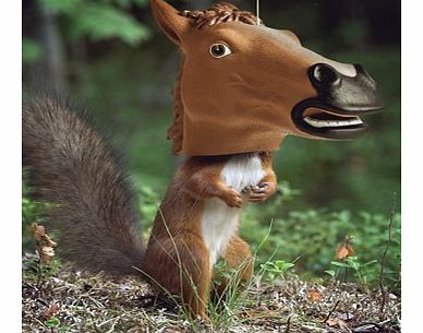 Firebox Horse Head Squirrel Feeder