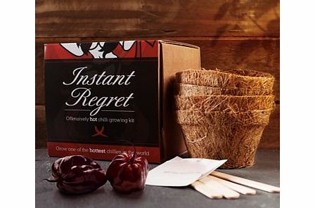 Firebox Instant Regret Grow Your Own Chilli Kit