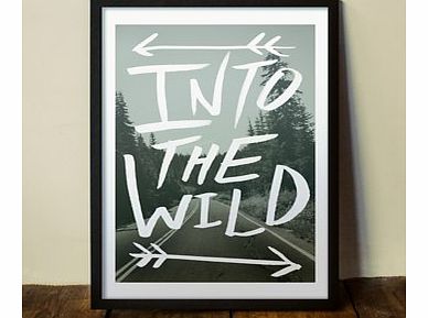 Into The Wild (Large in a Black Frame)